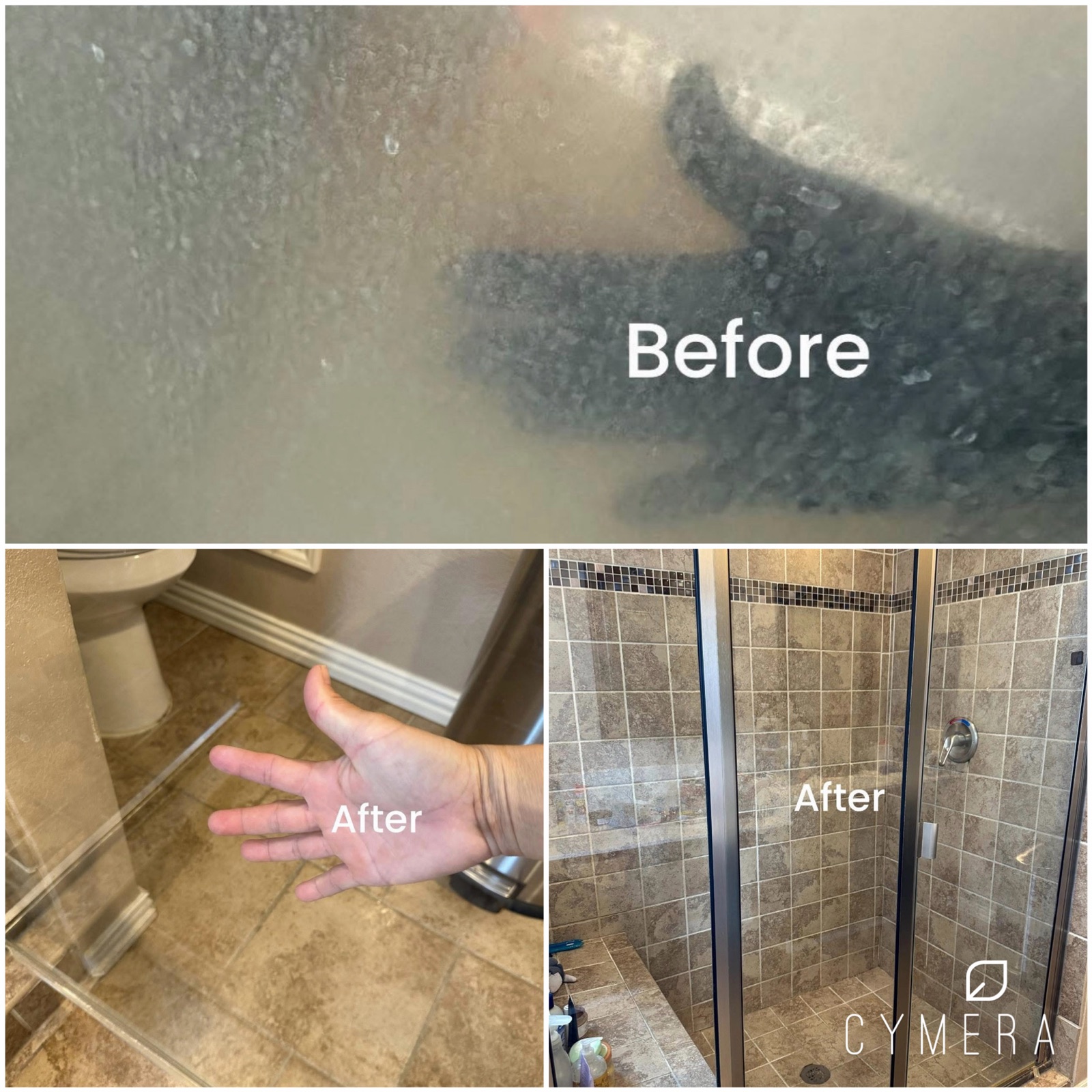 Gleaming bathrooms