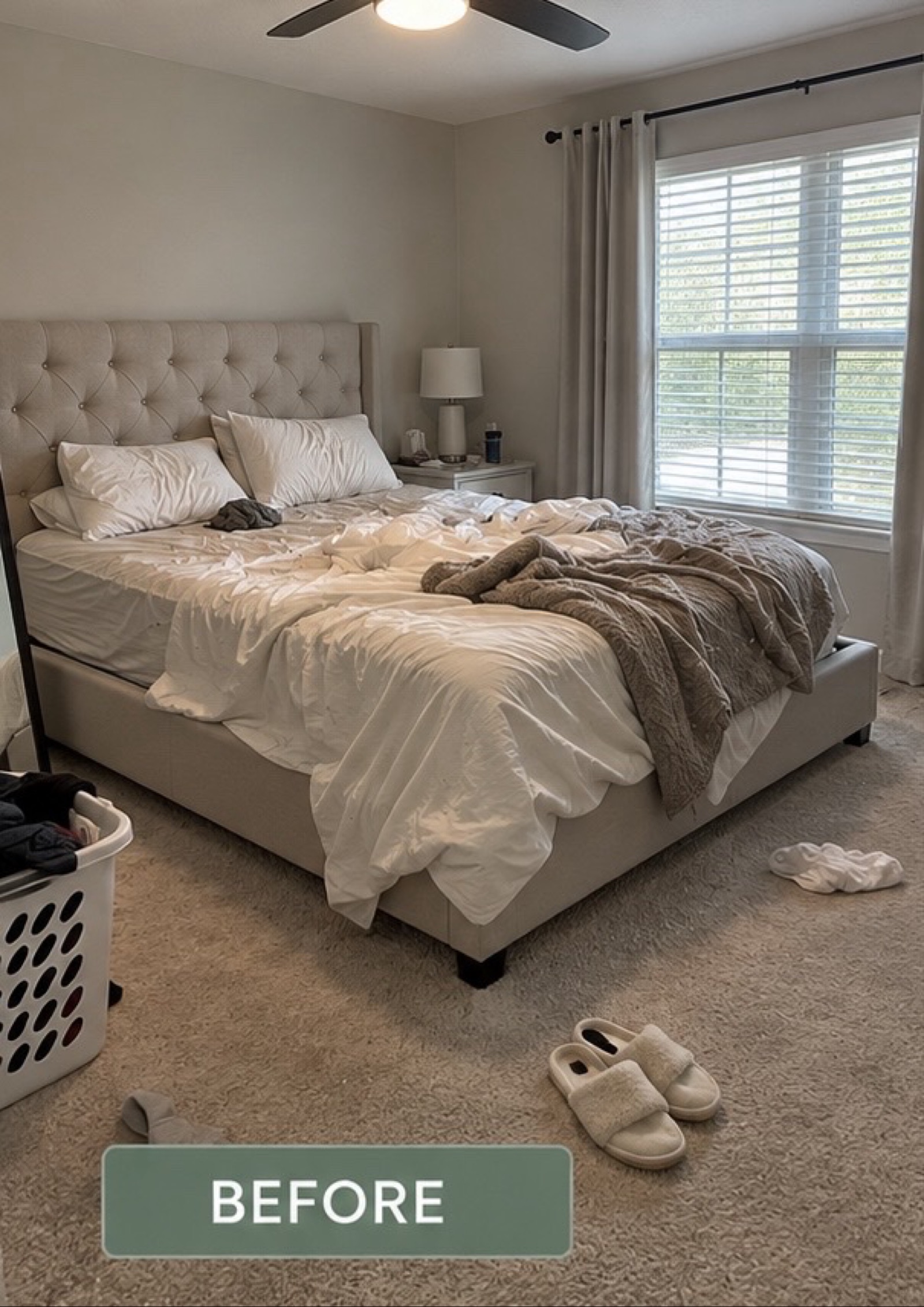 Bedroom before